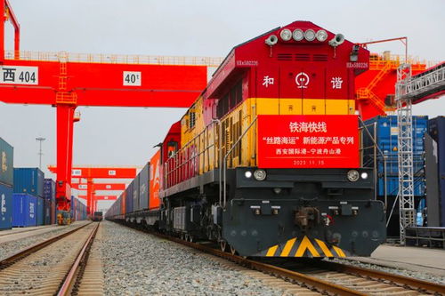 早安 西安丨 絲路海運 新能源產品專列發車